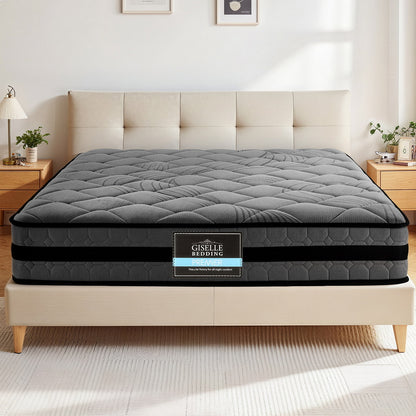 Giselle Bedding 22cm Mattress Medium Firm Double-Mattresses-PEROZ Accessories