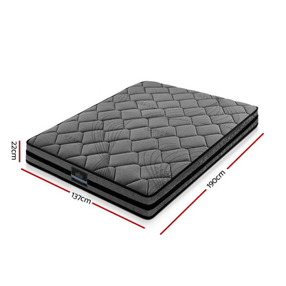 Giselle Bedding 22cm Mattress Medium Firm Double-Mattresses-PEROZ Accessories