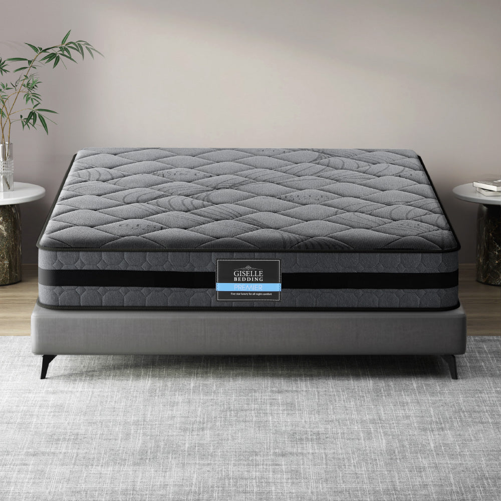 Giselle Bedding 22cm Mattress Medium Firm Double-Mattresses-PEROZ Accessories
