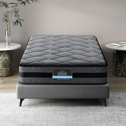 Giselle Bedding 22cm Mattress Medium Firm King Single-Mattresses-PEROZ Accessories