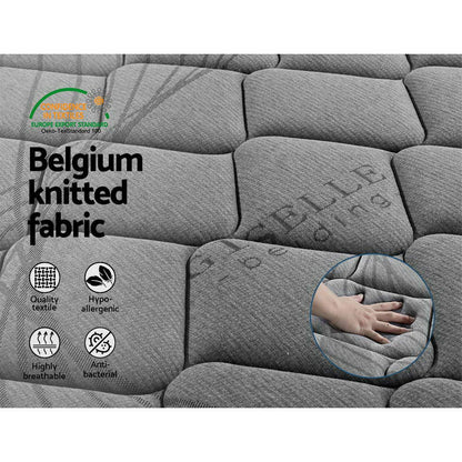 Giselle Bedding 22cm Mattress Medium Firm Queen-Mattresses-PEROZ Accessories