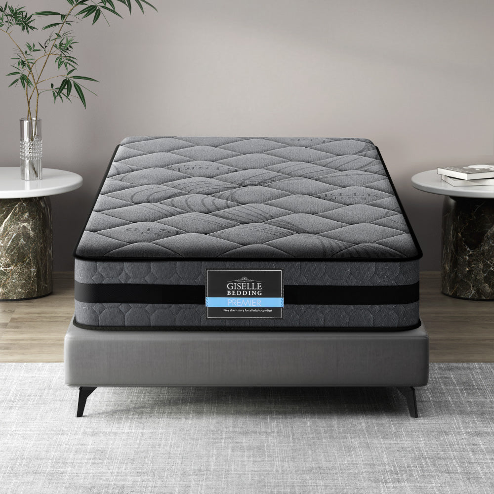 Giselle Bedding 22cm Mattress Medium Firm Single-Mattresses-PEROZ Accessories