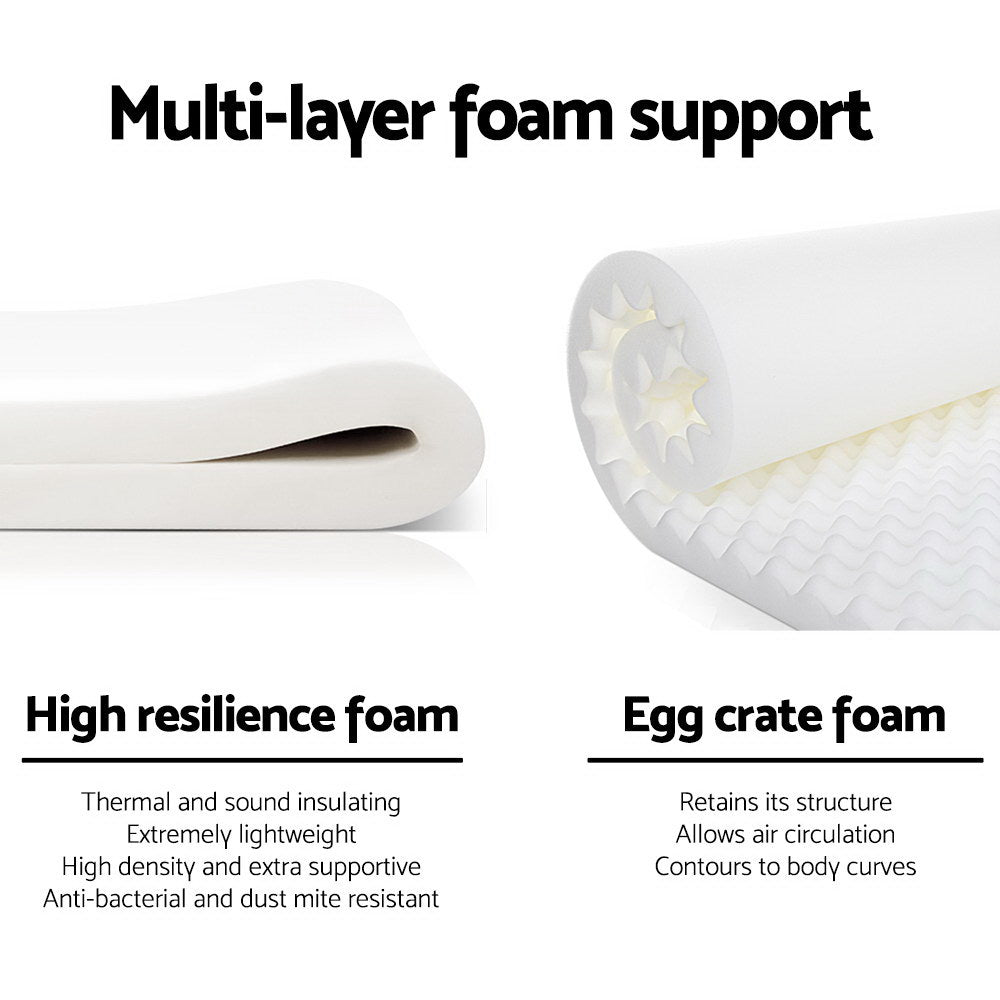 Giselle Bedding 30cm Mattress Medium Firm Double-Mattresses-PEROZ Accessories