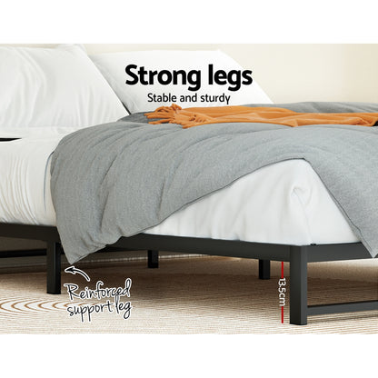 Artiss Bed Frame Double Size Metal BERU-Furniture &gt; Bedroom-PEROZ Accessories