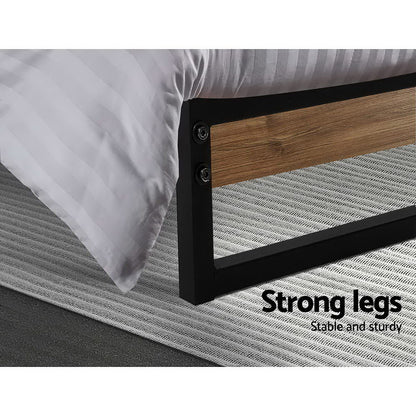 Artiss Bed Frame Queen Size Metal Bed Frame DANE-Bed Frames-PEROZ Accessories