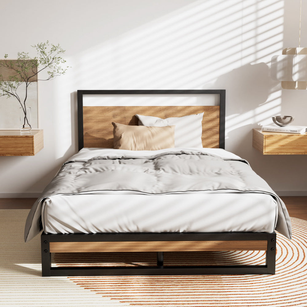 Artiss Bed Frame Single Size Metal Bed Frame DANE-Bed Frames-PEROZ Accessories