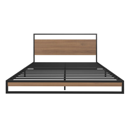 Artiss Bed Frame Queen Size Metal Frame DANE with Mattress-Furniture &gt; Bedroom &gt; Beds &amp; Bed Frames-PEROZ Accessories