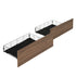 Artiss 2x Bed Frame Storage Drawers Trundle Black-Furniture > Bedroom-PEROZ Accessories