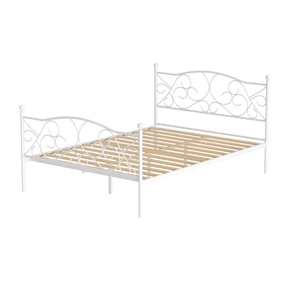 Artiss Bed Frame Double Size Metal Frame GROA-Furniture &gt; Bedroom-PEROZ Accessories