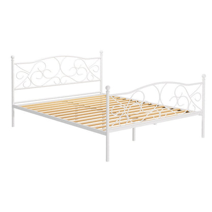 Artiss Bed Frame Queen Size Metal Bed Frame GROA-Furniture &gt; Bedroom &gt; Beds &amp; Bed Frames-PEROZ Accessories