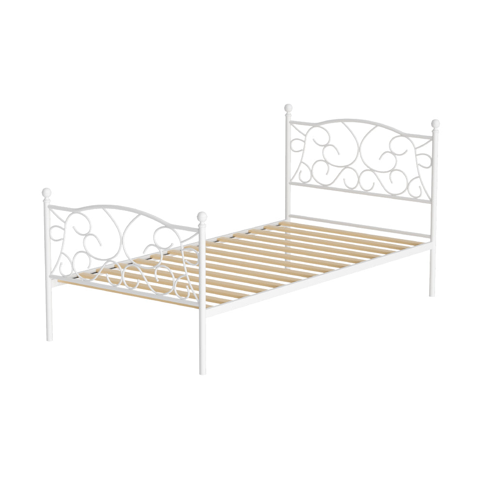 Artiss Bed Frame Single Size Metal Frame GROA-Furniture &gt; Bedroom-PEROZ Accessories