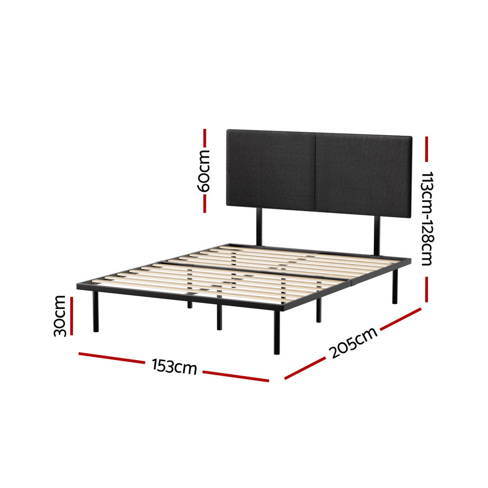 Artiss Bed Frame Queen Size Metal Frame NOR-Furniture &gt; Bedroom-PEROZ Accessories