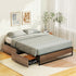 Artiss Bed Frame Metal Frame Queen Size Bed Base 2 Drawers OSLO-Furniture > Bedroom > Beds & Bed Frames-PEROZ Accessories
