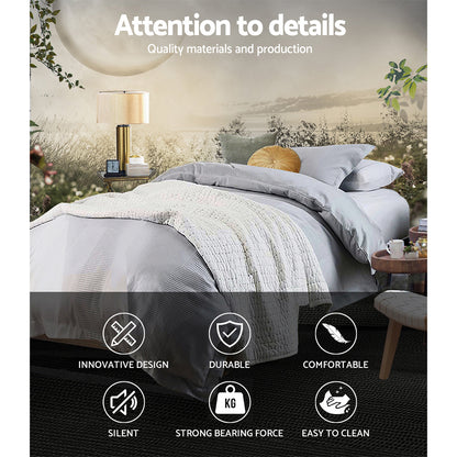 Artiss Bed Frame Metal Frame Bed Base OSLO - Single-Bed Frames-PEROZ Accessories