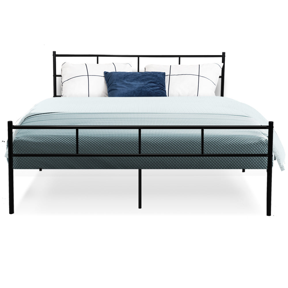 Artiss Bed Frame Queen Metal Bed Frames SOL-Bed Frames-PEROZ Accessories
