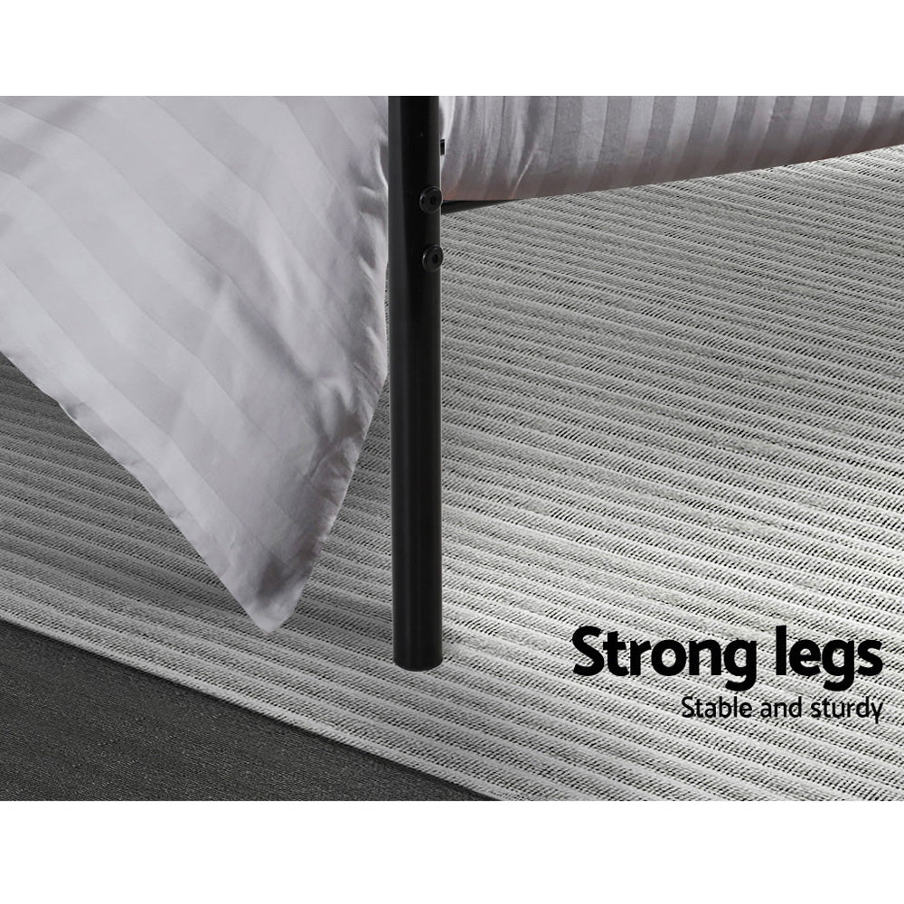Artiss Bed Frame Single Metal Bed Frames SOL-Bed Frames-PEROZ Accessories