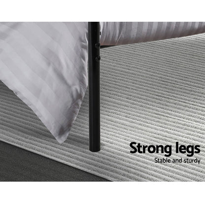 Artiss Bed Frame Single Metal Bed Frames SOL-Bed Frames-PEROZ Accessories