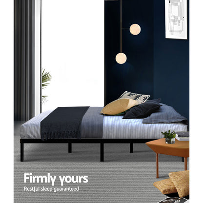 Artiss Bed Frame Double Size Metal Frame TED-Bed Frames-PEROZ Accessories
