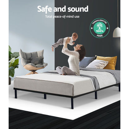 Artiss Bed Frame Double Size Metal Frame TED-Bed Frames-PEROZ Accessories