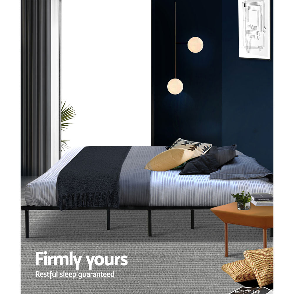 Artiss Bed Frame Queen Size Metal Frame TED-Bed Frames-PEROZ Accessories