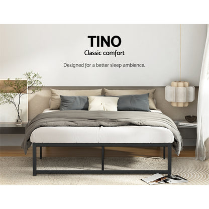 Artiss Bed Frame Queen Size Metal Frame TINO-Furniture &gt; Bedroom-PEROZ Accessories