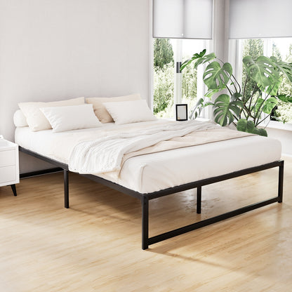 Artiss Bed Frame Queen Size Metal Frame TINO-Furniture &gt; Bedroom-PEROZ Accessories