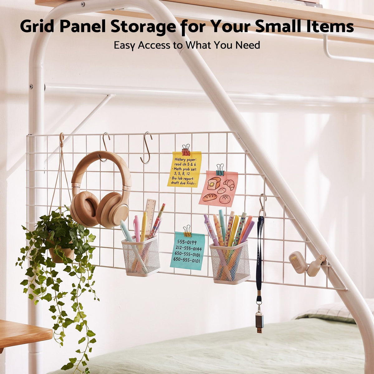 Artiss Single House Bed Frame Metal Canopy Bed Storage Shelf for Kids White-Furniture > Bedroom > Beds &amp; Bed Frames-PEROZ Accessories