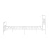 Oikiture Bed Frame Metal Double Size Bed Platform White-Metal Bed Frames-PEROZ Accessories