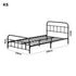 Oikiture Metal Bed Frame King Single Size Bed Base Platform-Metal Bed Frames-PEROZ Accessories