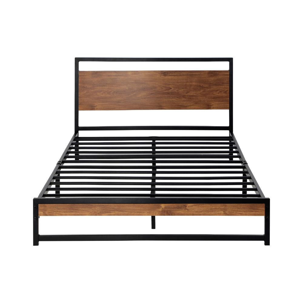 Oikiture Metal Bed Frame King Single Size Beds Base Platform Wood-Metal Bed Frames-PEROZ Accessories