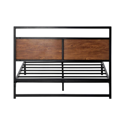 Oikiture Metal Bed Frame King Single Size Beds Base Platform Wood-Metal Bed Frames-PEROZ Accessories