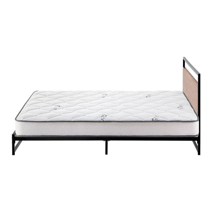 Oikiture Metal Bed Frame King Size Beds Platform with Mattress-Bed Frame-PEROZ Accessories