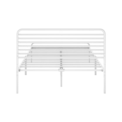 Oikiture Metal Bed Frame King Single Platform White-Metal Bed Frames-PEROZ Accessories