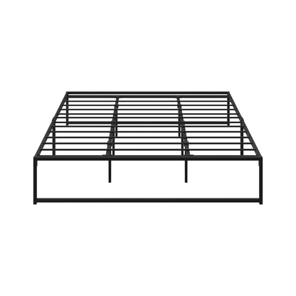 Oikiture Metal Bed Frame King Size Beds Base Platform Black-Metal Bed Frame-PEROZ Accessories