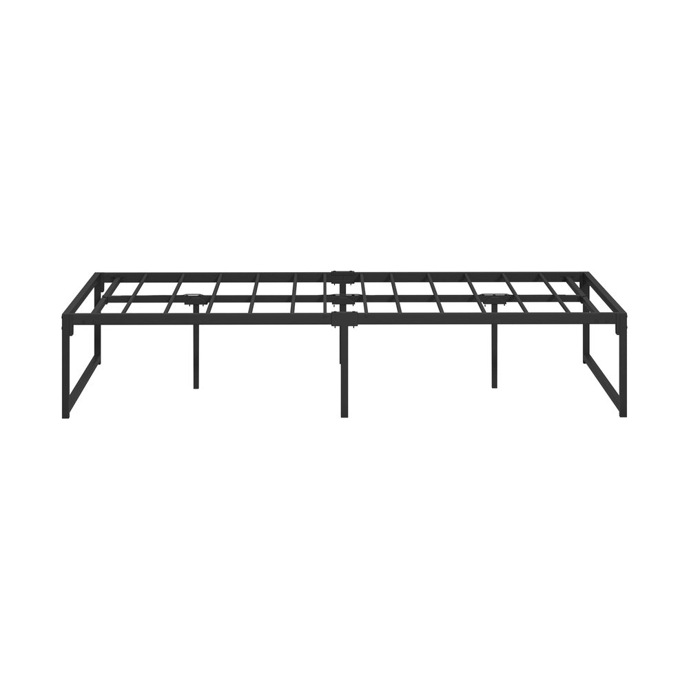 Oikiture Metal Bed Frame King Single Beds Platform Black-Metal Bed Frames-PEROZ Accessories