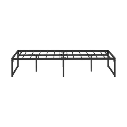 Oikiture Metal Bed Frame King Single Beds Platform Black-Metal Bed Frames-PEROZ Accessories