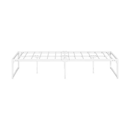 Oikiture Metal Bed Frame King Single Bed Base White-Metal Bed Frame-PEROZ Accessories