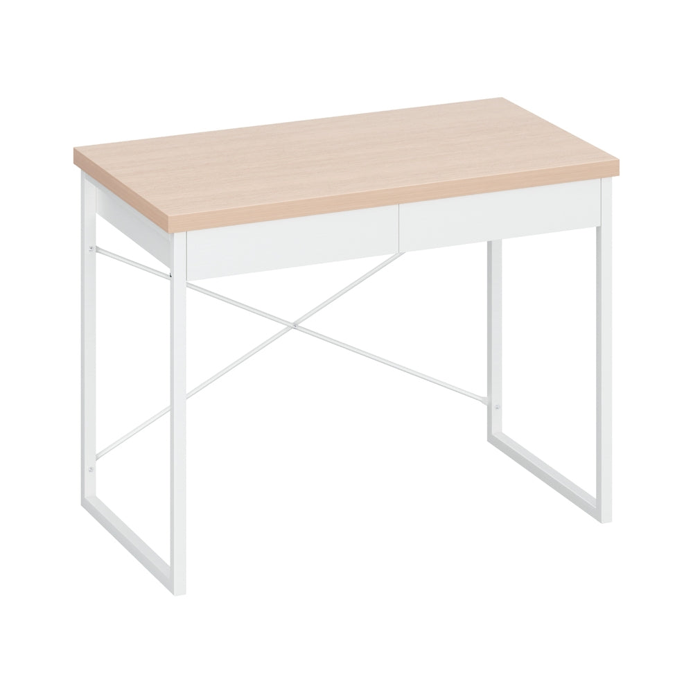 Artiss Computer Desk Drawer Storage Oak 100CM-Furniture &gt; Office-PEROZ Accessories