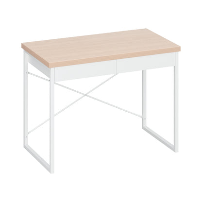 Artiss Computer Desk Drawer Storage Oak 100CM-Furniture &gt; Office-PEROZ Accessories