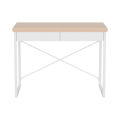 Artiss Computer Desk Drawer Storage Oak 100CM-Furniture &gt; Office-PEROZ Accessories
