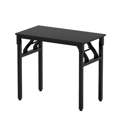 Artiss Computer Desk Foldable Balck 80CM-Office Desks-PEROZ Accessories