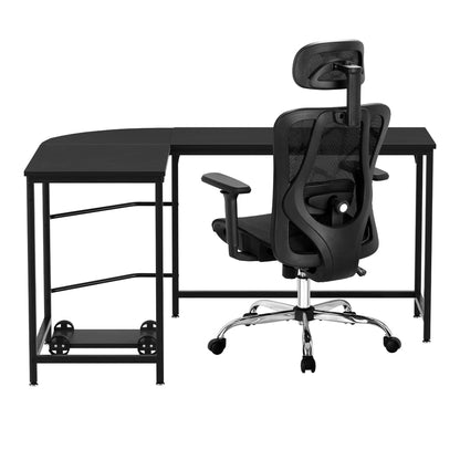 Artiss Computer Desk L-Shape Corner Desks Ergonomic Office Chair Mesh Chairs-Furniture &gt; Office &gt; Desks-PEROZ Accessories