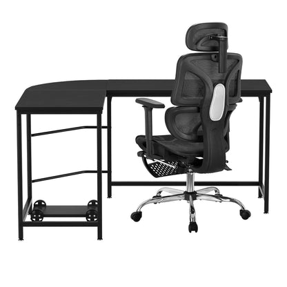 Artiss Computer Desk L-Shape Study Desks Ergonomic Office Chair Mesh Chairs-Furniture &gt; Office &gt; Desks-PEROZ Accessories