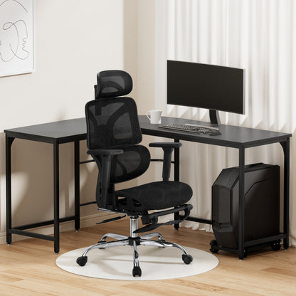 Artiss Computer Desk L-Shape Study Desks Ergonomic Office Chair Mesh Chairs-Furniture &gt; Office &gt; Desks-PEROZ Accessories