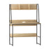 Artiss Computer Desk Bookshelf Storage 100CM Oak-Office Desks-PEROZ Accessories