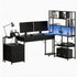 Artiss 200cm L Shaped Gaming Desk Computer Desk with LED Lights & Power Outlets-Furniture > Office > Desks-PEROZ Accessories