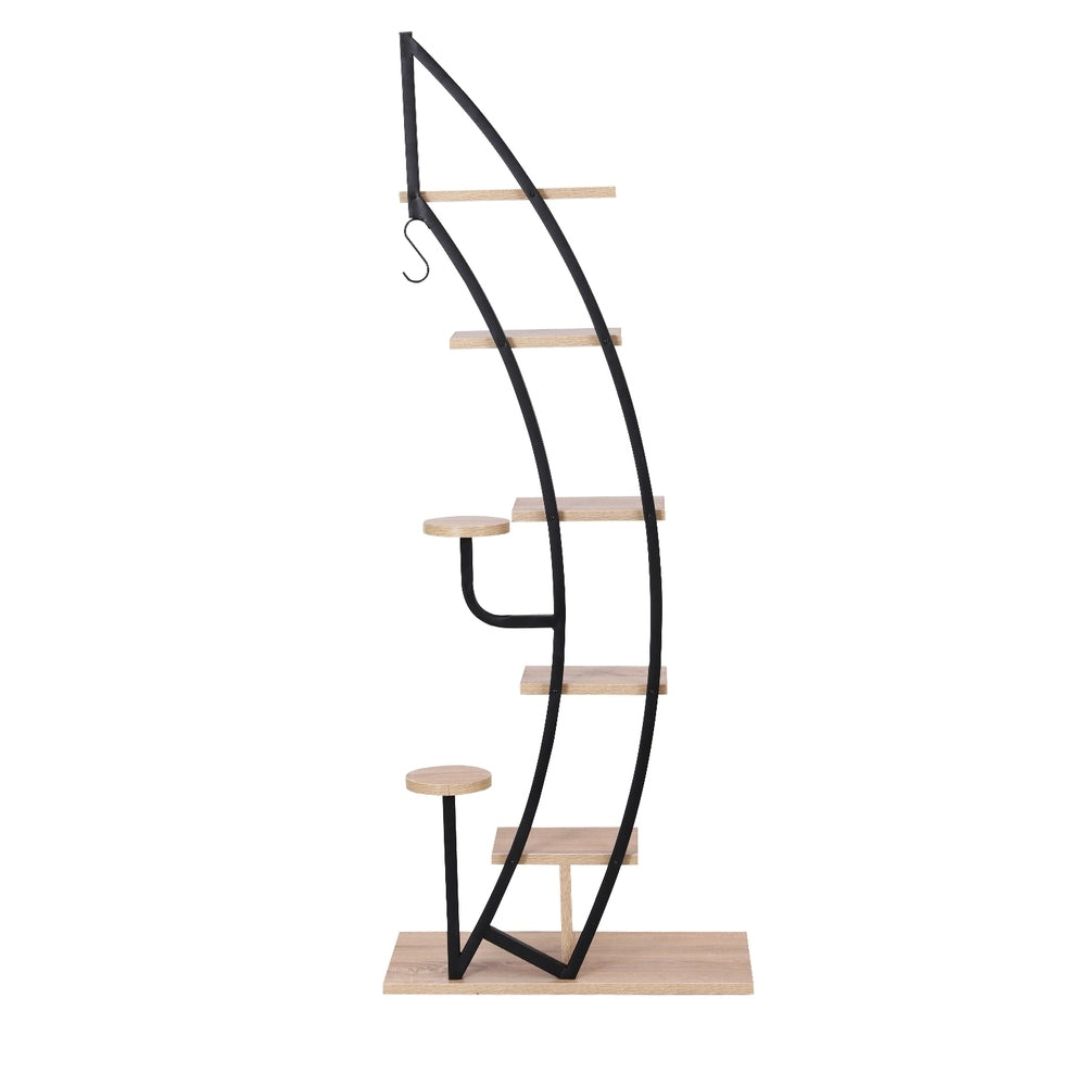Artiss Plant Stand 6 Tier Ladder Corner Shelf-Furniture > Living Room > Bookcases &amp; Shelves-PEROZ Accessories