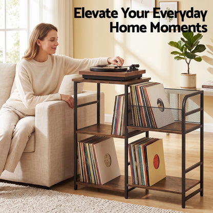 Artiss Record Player Stand with Vinyl Record Storage Turntable Stand
