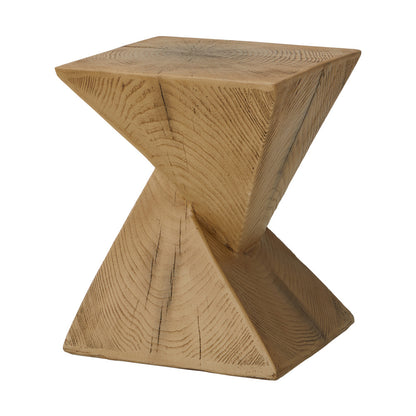 Oikiture Side Table Terrazzo Concrete Wooden-BedSide Tabless-PEROZ Accessories