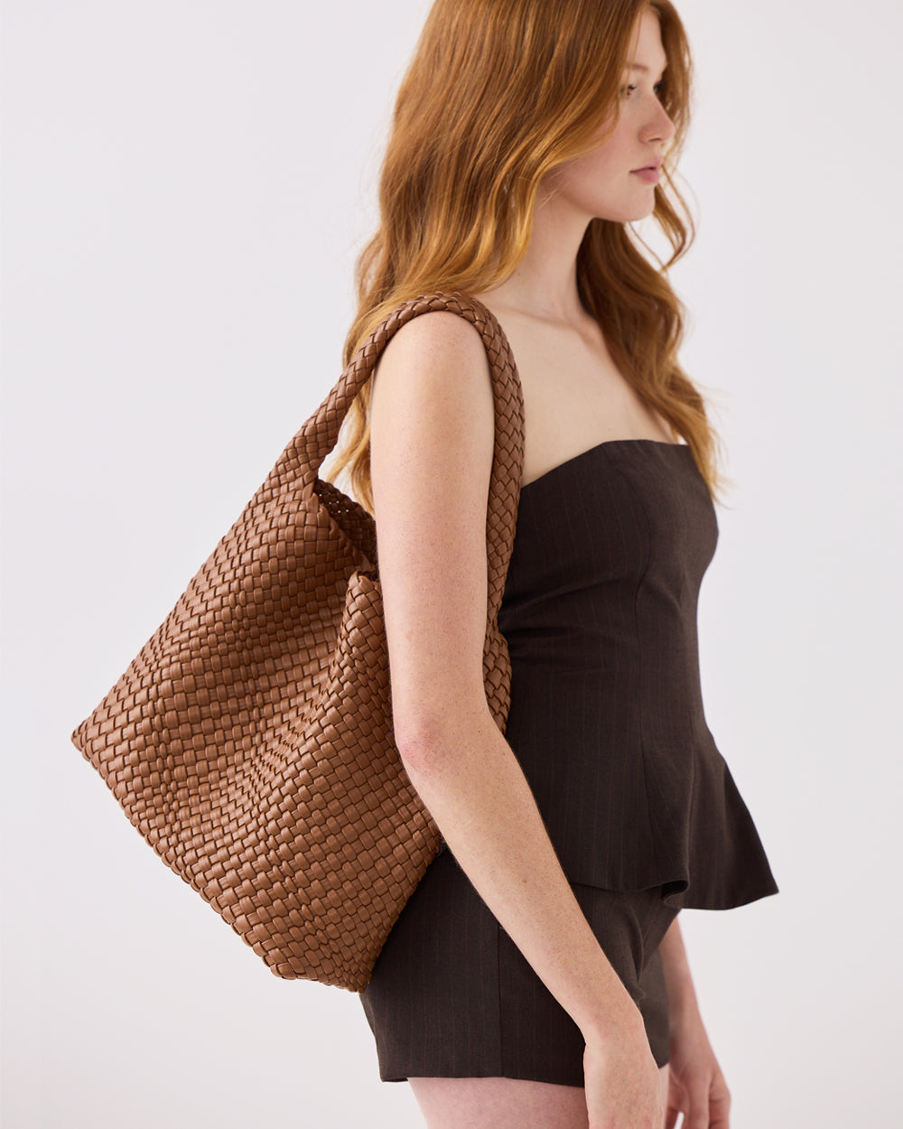 Lydia Weave Large Hobo-Handbags-PEROZ Accessories